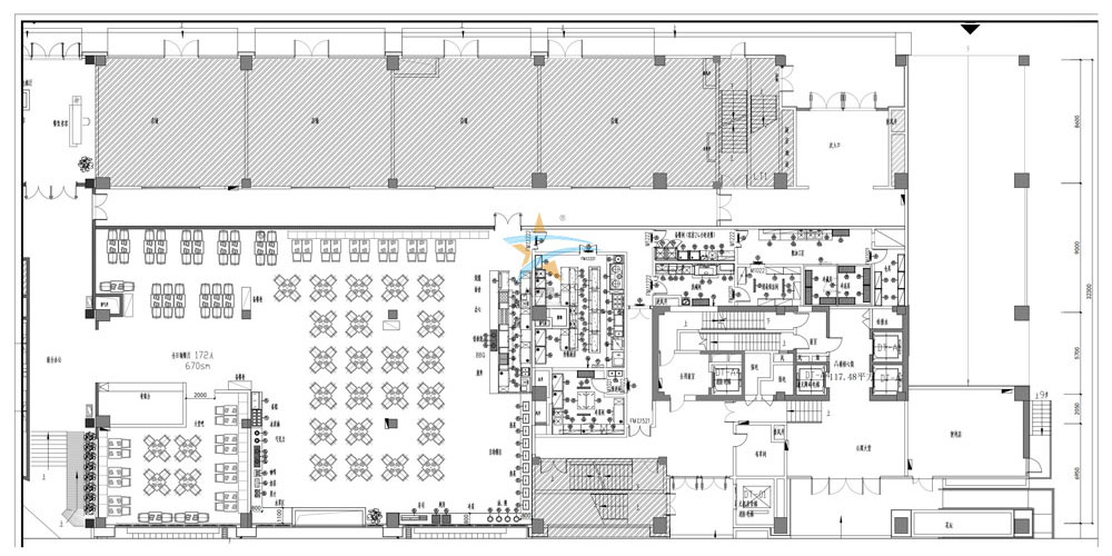 中晟卡萊頓大酒店廚房工程設(shè)計(jì)圖